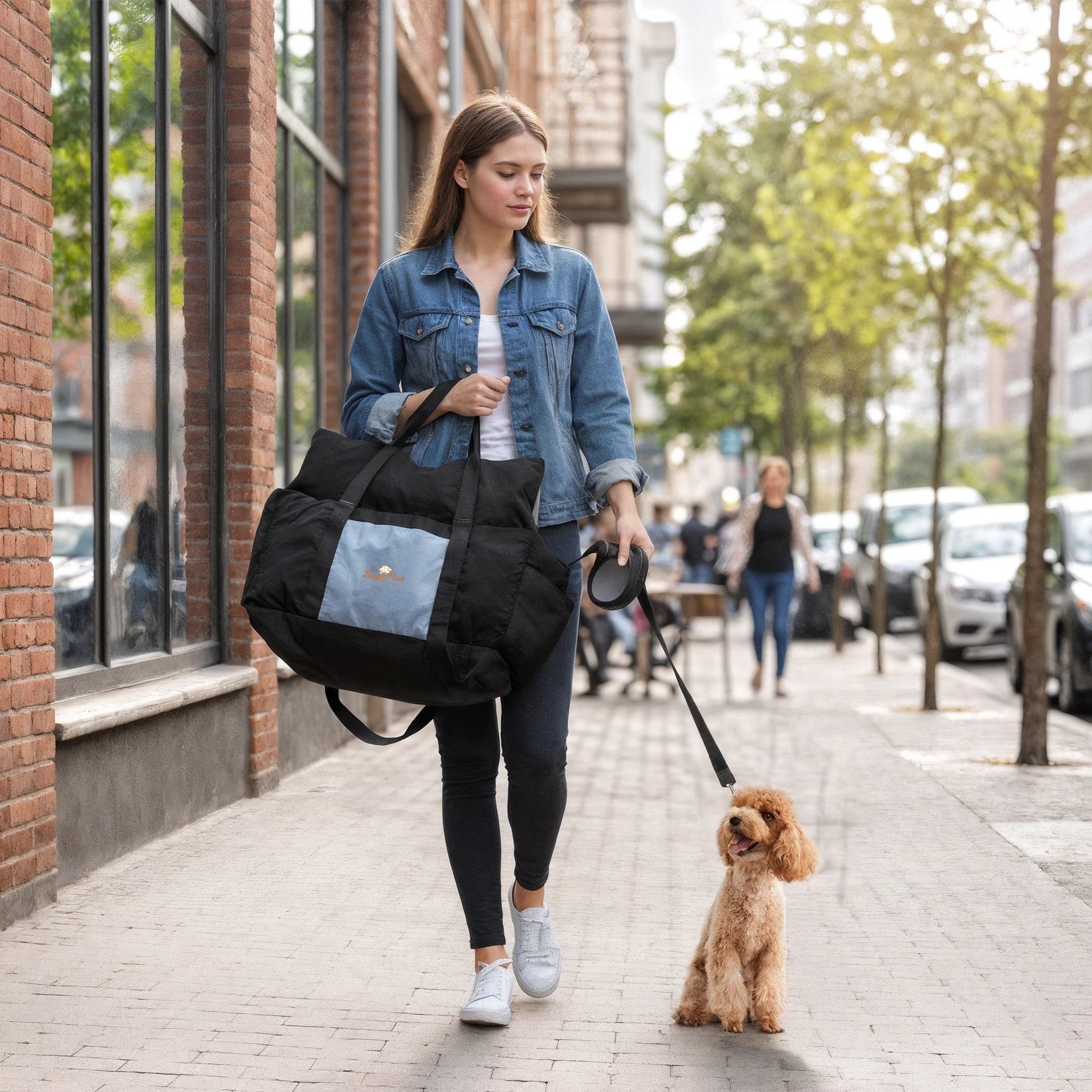 Dog Car Seat Safe & Cozy Travel Bed and Carrier for Small Dogs.