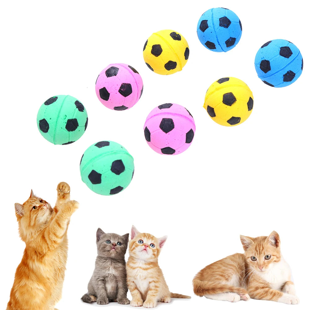 12pcs Pet Interactive Toy Ball Cut Soft Mini Dog Fumble Fetch Ball.