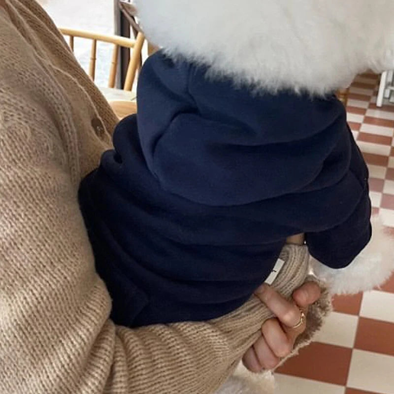Warm Dog Hoodies Soft Fleece Pet Clothes for Small Medium Dogs.