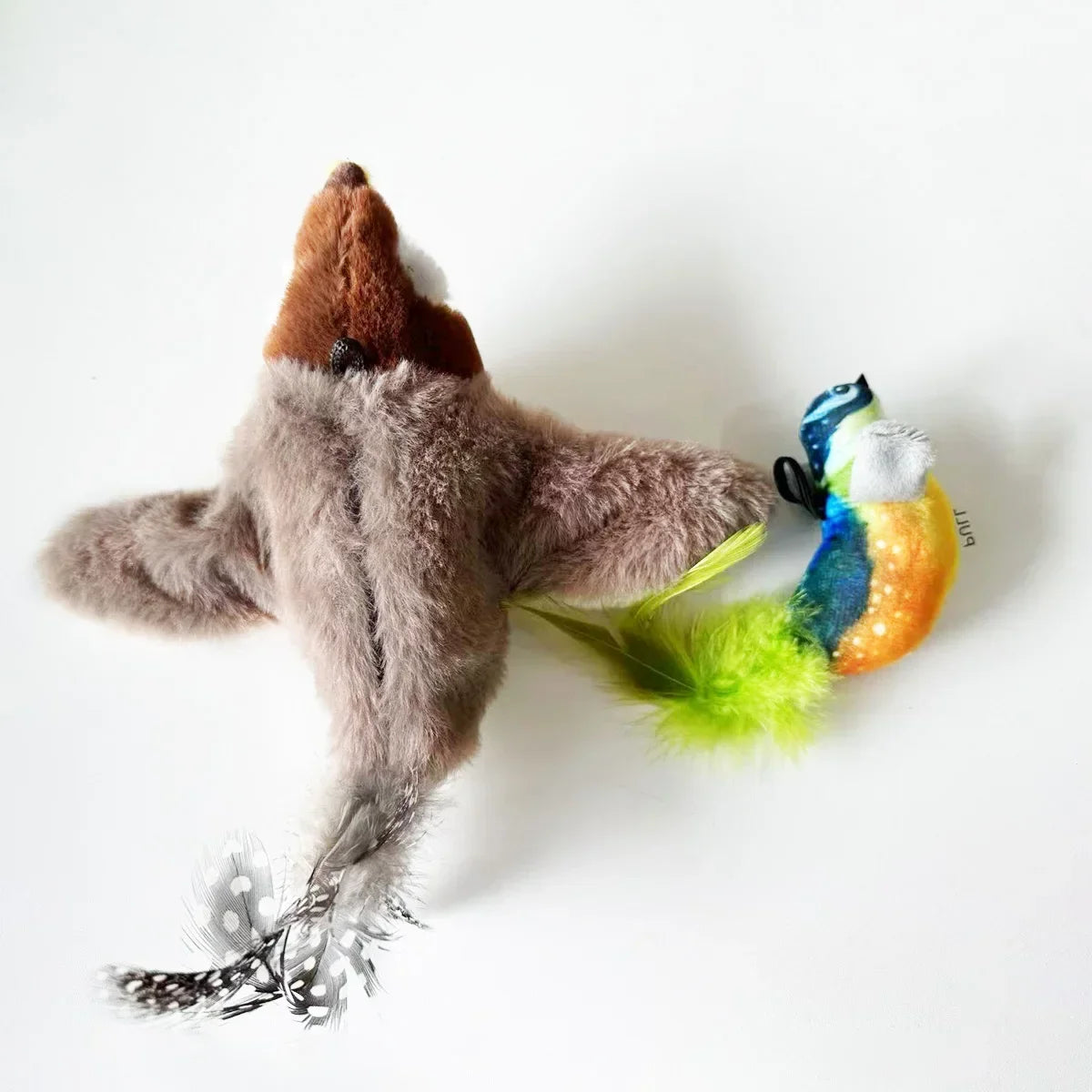 Bird-Shaped Cat Toy Interactive Toys Dog Rechargeable Chirping Flapping Bird.