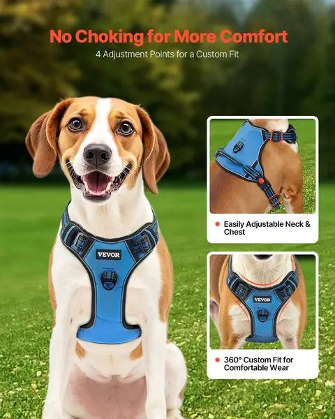 Dog Harness for Large Dogs No Pull Adjustable Dog Vest Pet Harness with Leash.