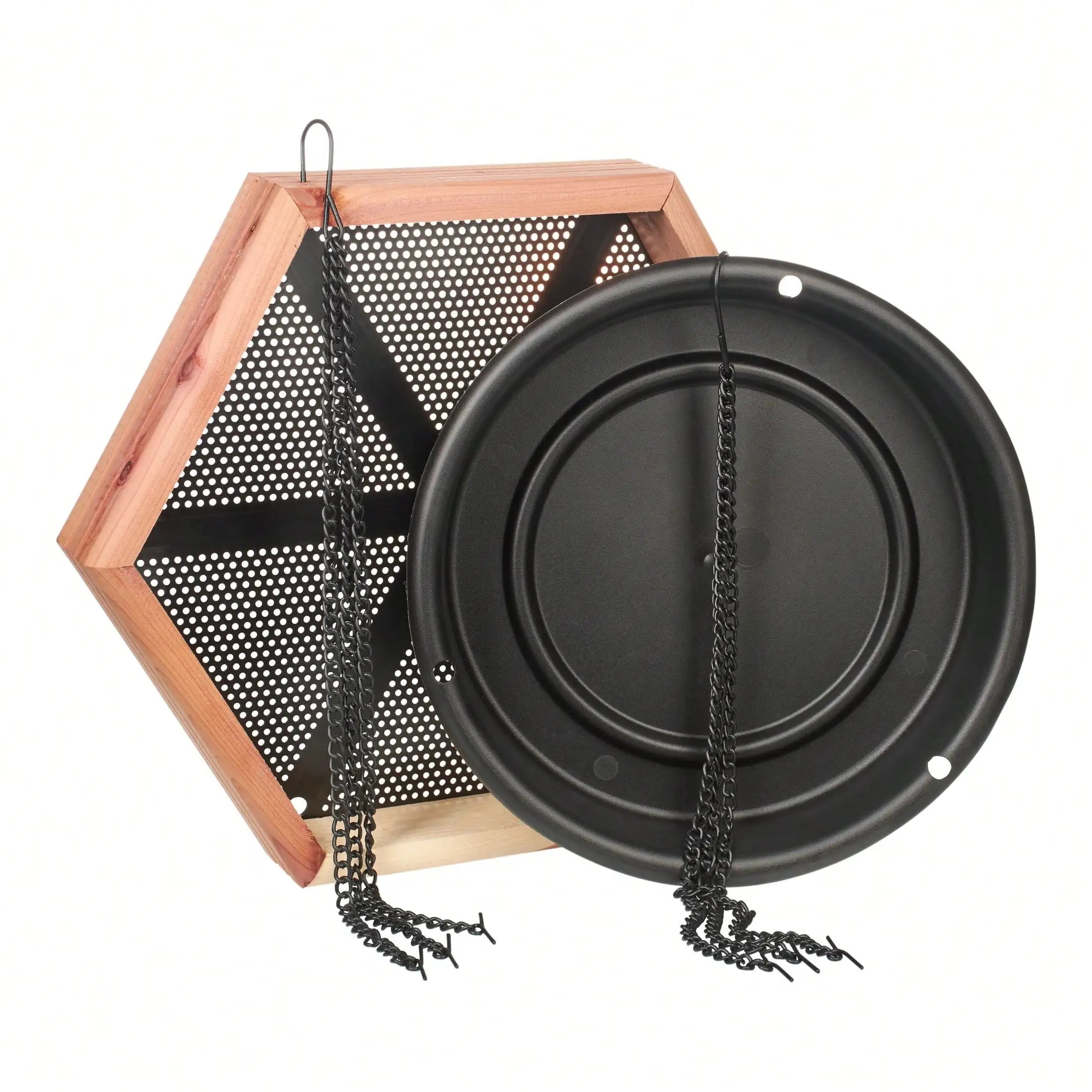 (3-Pack) 2-in-1 Bird Bath and Bird Feeder, 4 lbs,Keep seeds fresh,Durable.