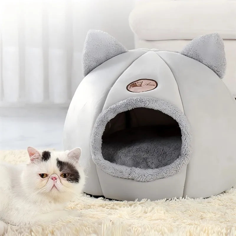 Cat bed for cats keeps them warm in winter  Comfortable and soft Machine washable