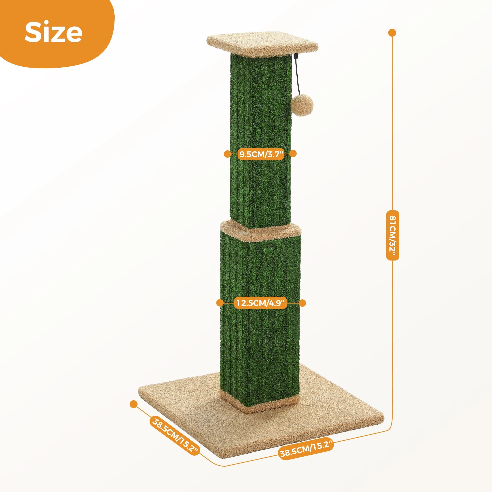 Large Cat Scratching Post for Indoor Cats Adults Ultimate Scratch Post.