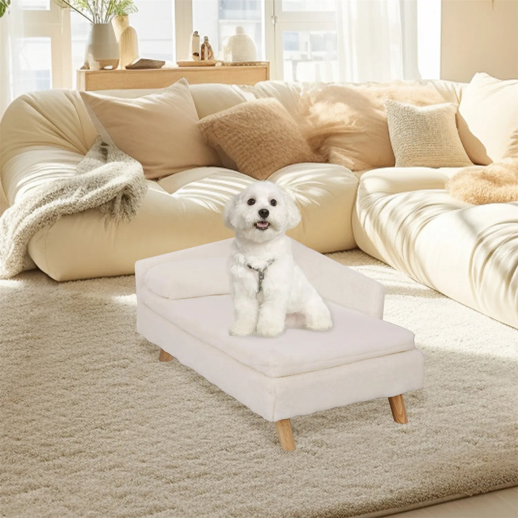Elevated Pet Bed, Nordic Pet Stool Bed with Cozy Pad Waterproof.