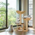 3-Tier Cat Tree Padded Plush Napping Perches Kitten Condo.