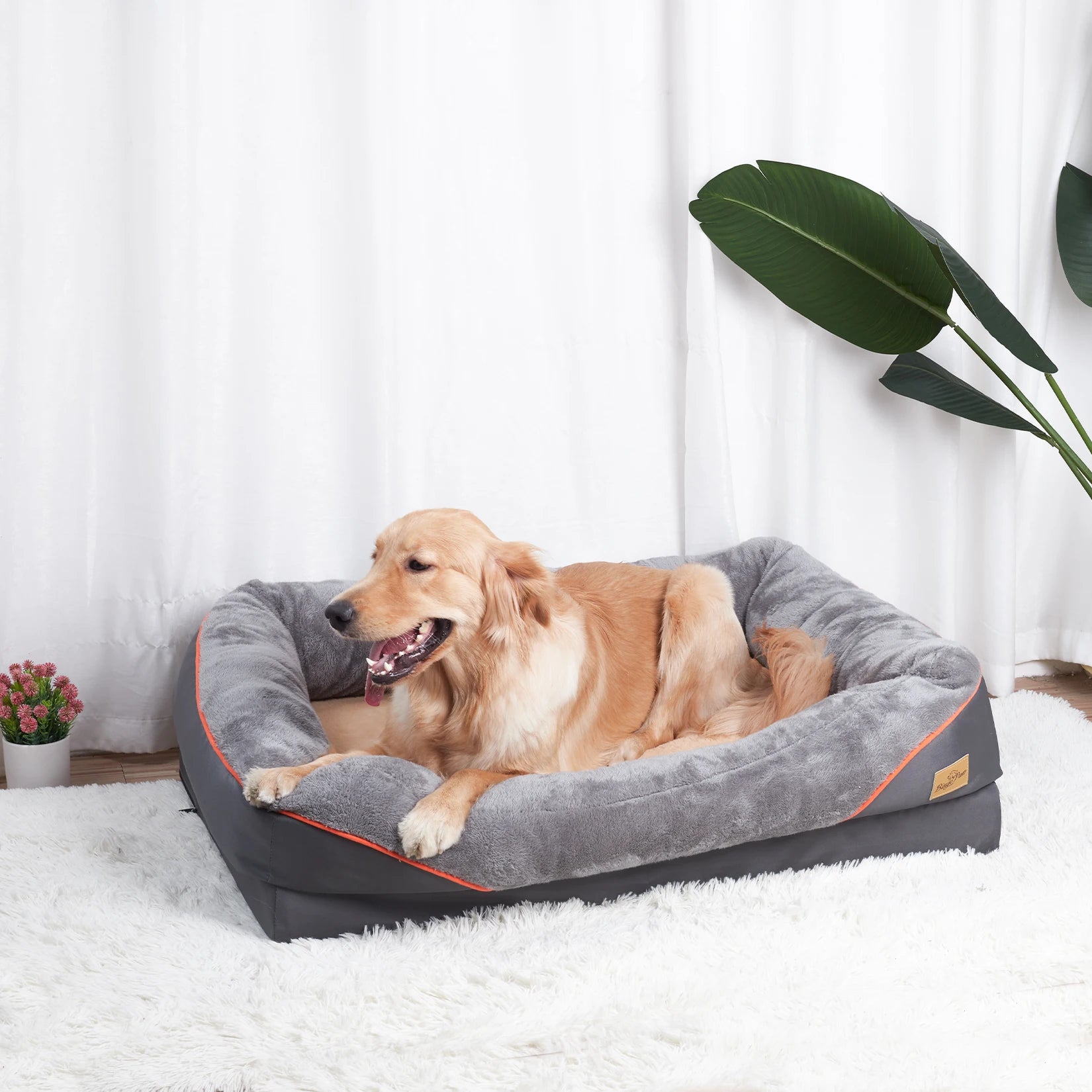 Large Dog Bed Soft Comfortable Anti Allergy Warm Fleece.
