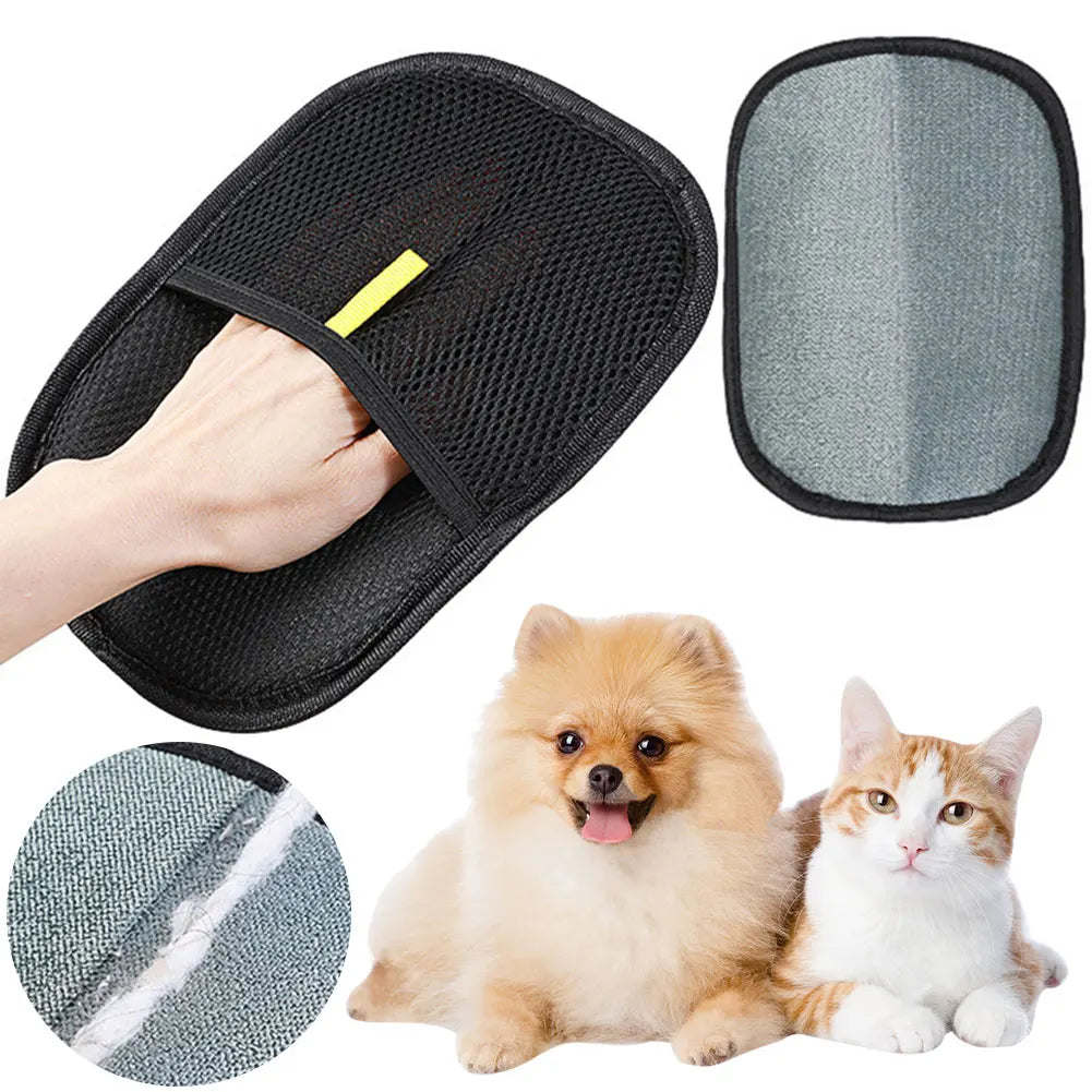 Pet Grooming equipment Gloves Deshedding Glove pet hair remover.