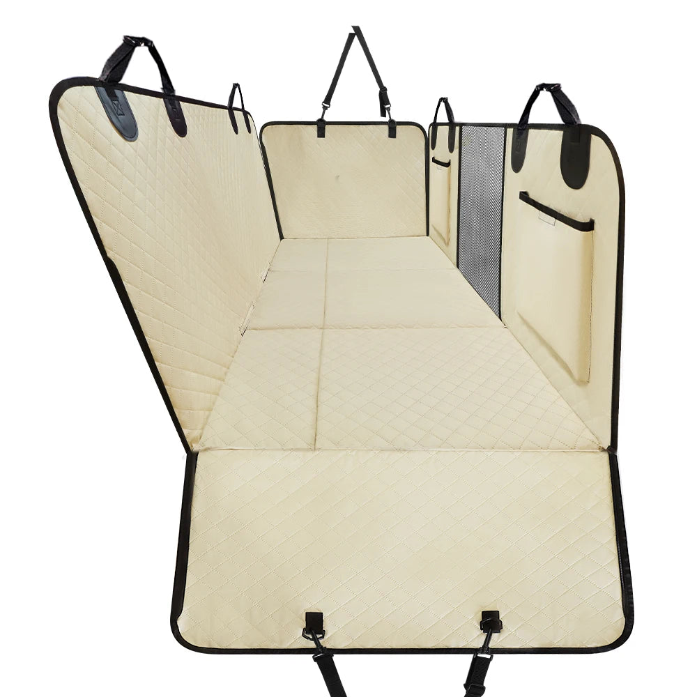 Dog Car Back Seat Extender Pet Backseat Cover Protector.