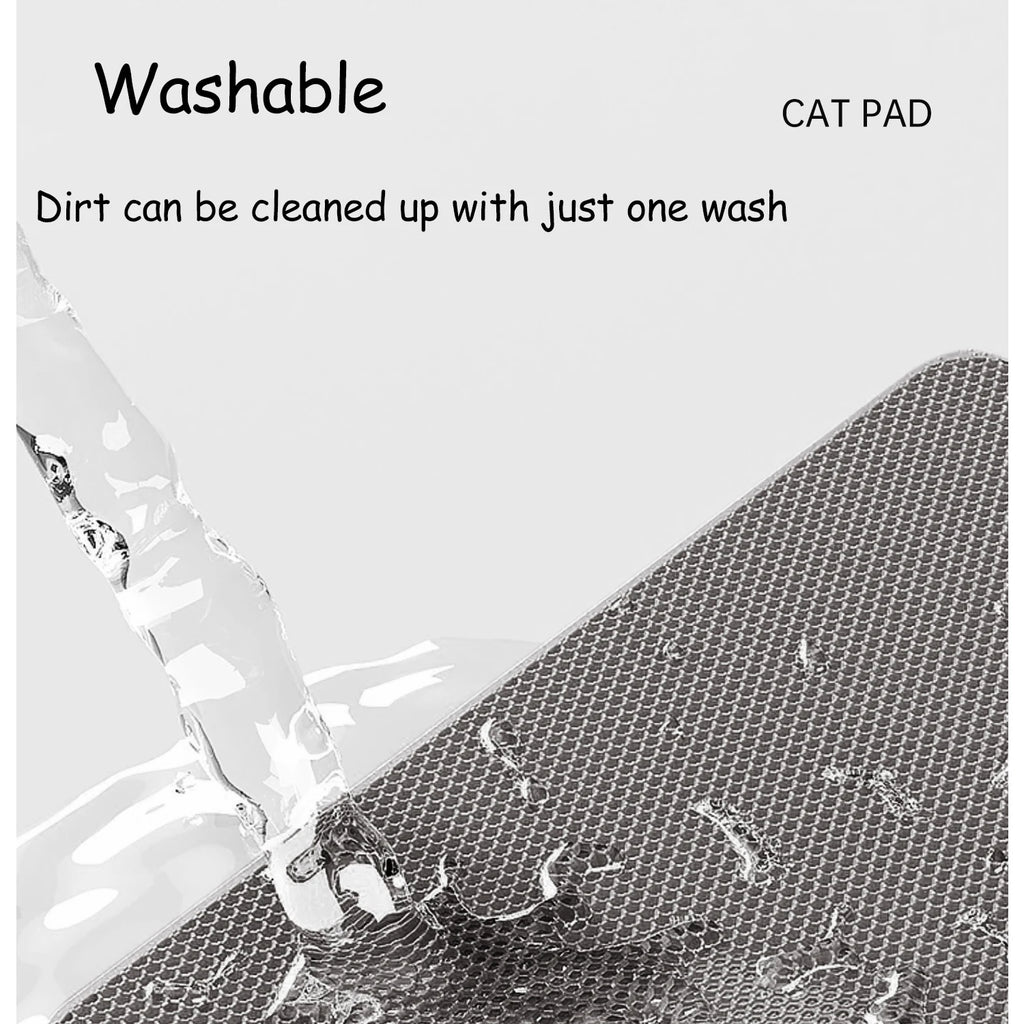 90CMX60CM Cat Litter Mat Waterproof Double Layer Pet Litter Box Mat.