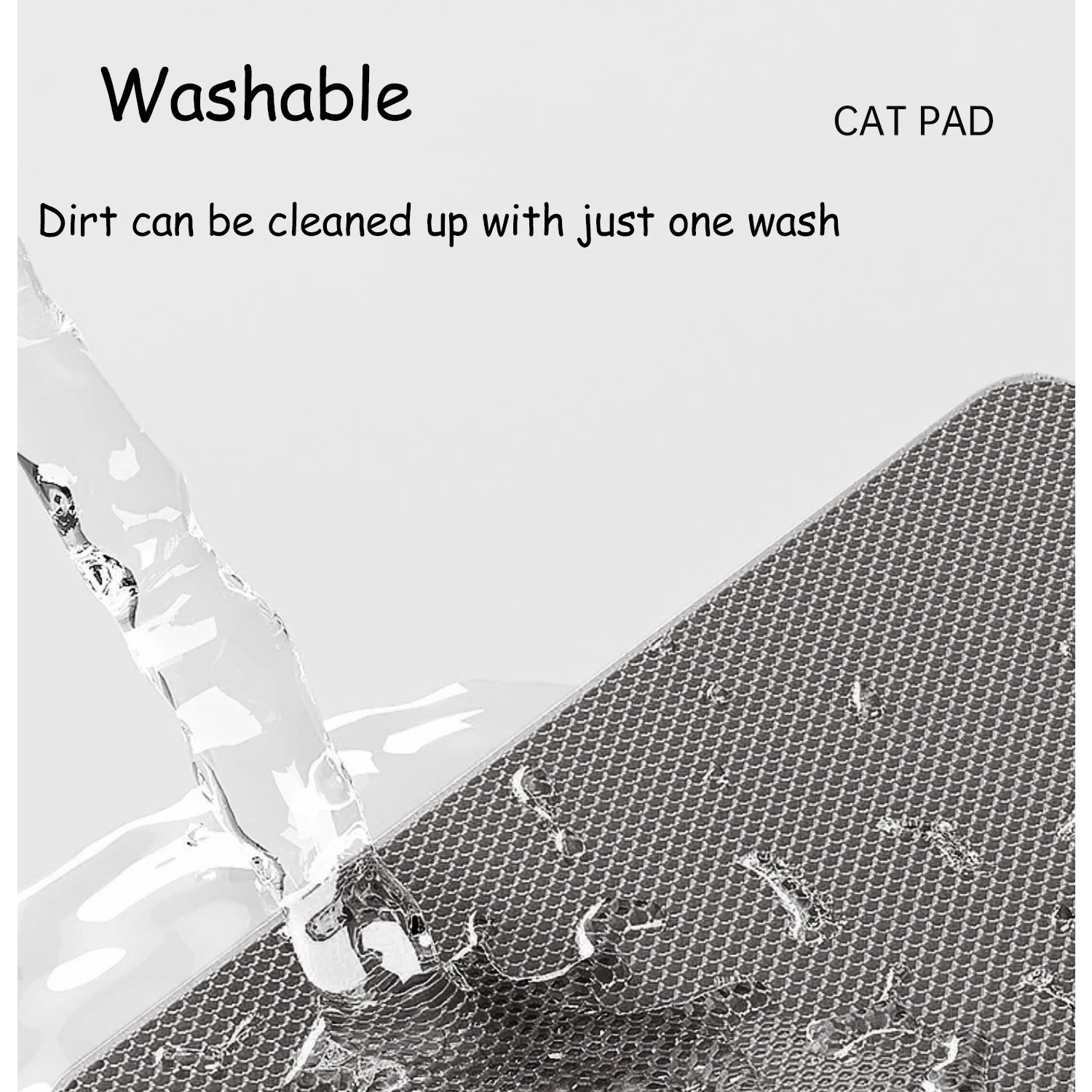 90CMX60CM Cat Litter Mat Waterproof Double Layer Pet Litter Box Mat.