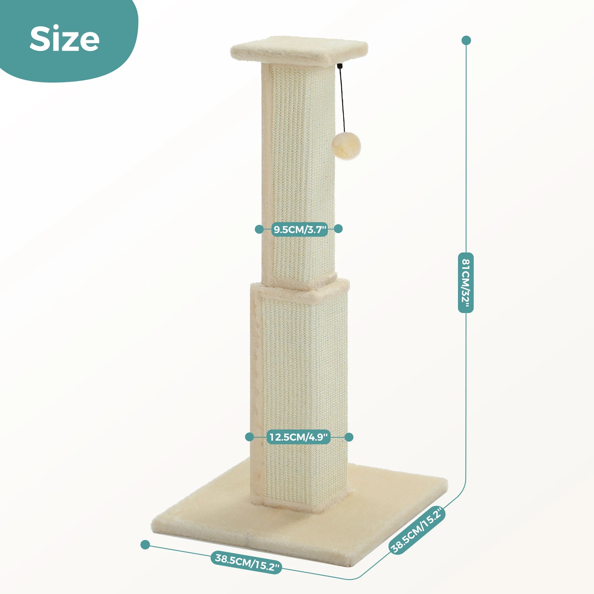 Large Cat Scratching Post for Indoor Cats Adults Ultimate Scratch Post.