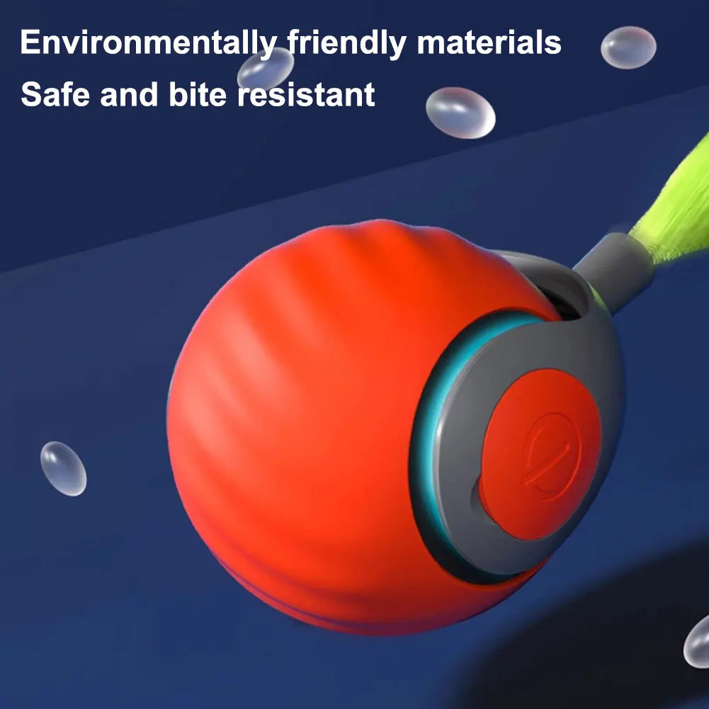 Toy Ball Electronic Interactive Pet Toy Moving Ball Rechargeable Automatic Moving Bouncing