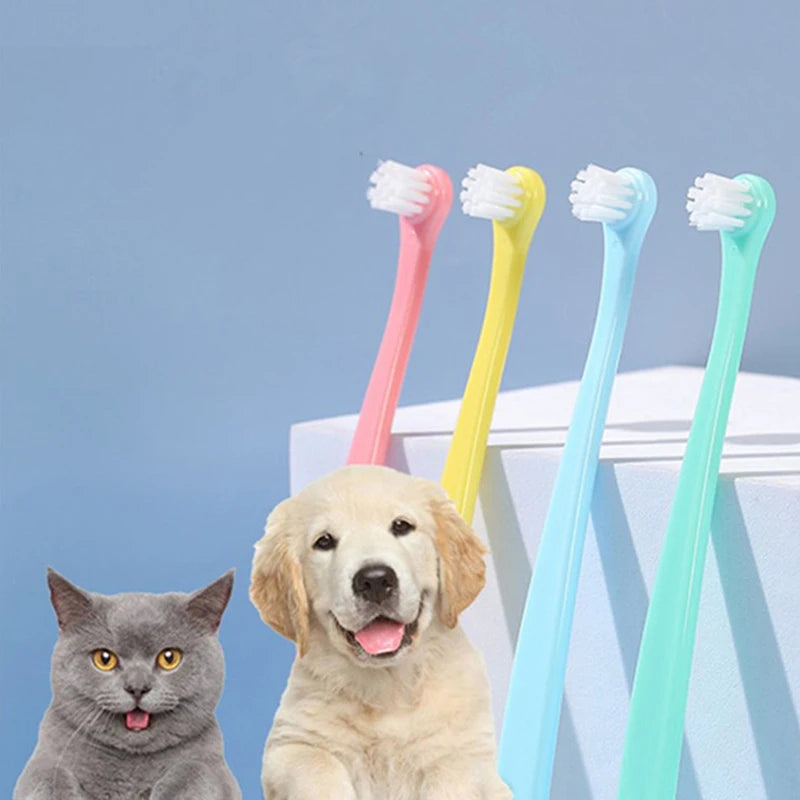 Dog Toothbrush Teeth Cleaning Small Head Brush for Dogs Teeth.