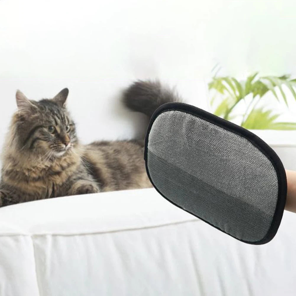 1/2/3 pcs Pet Grooming Gloves Double Sided Pet Hair Remover Mitt Pet Hair Remover Gloves for Small Medium and Large Pets