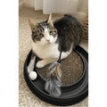 Turbo Scratcher Interactive Cat Toy and Scratcher Engaging Ball Track