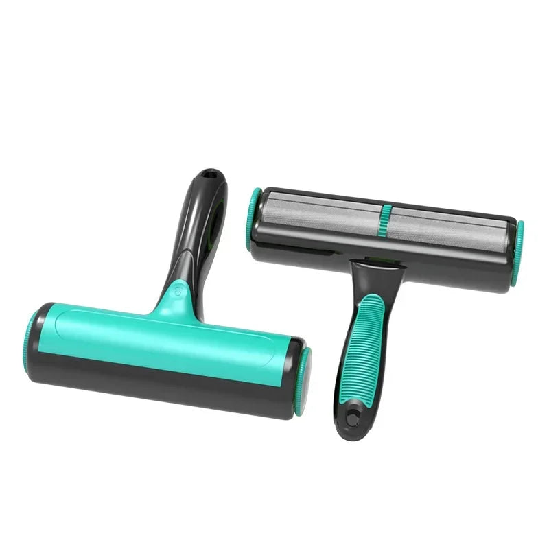Pet Removes Hairs Cat and Dogs Green Cleaning Brush.