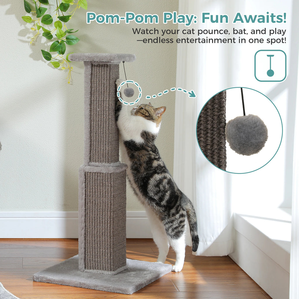 Large Cat Scratching Post for Indoor Cats Adults Ultimate Scratch Post.