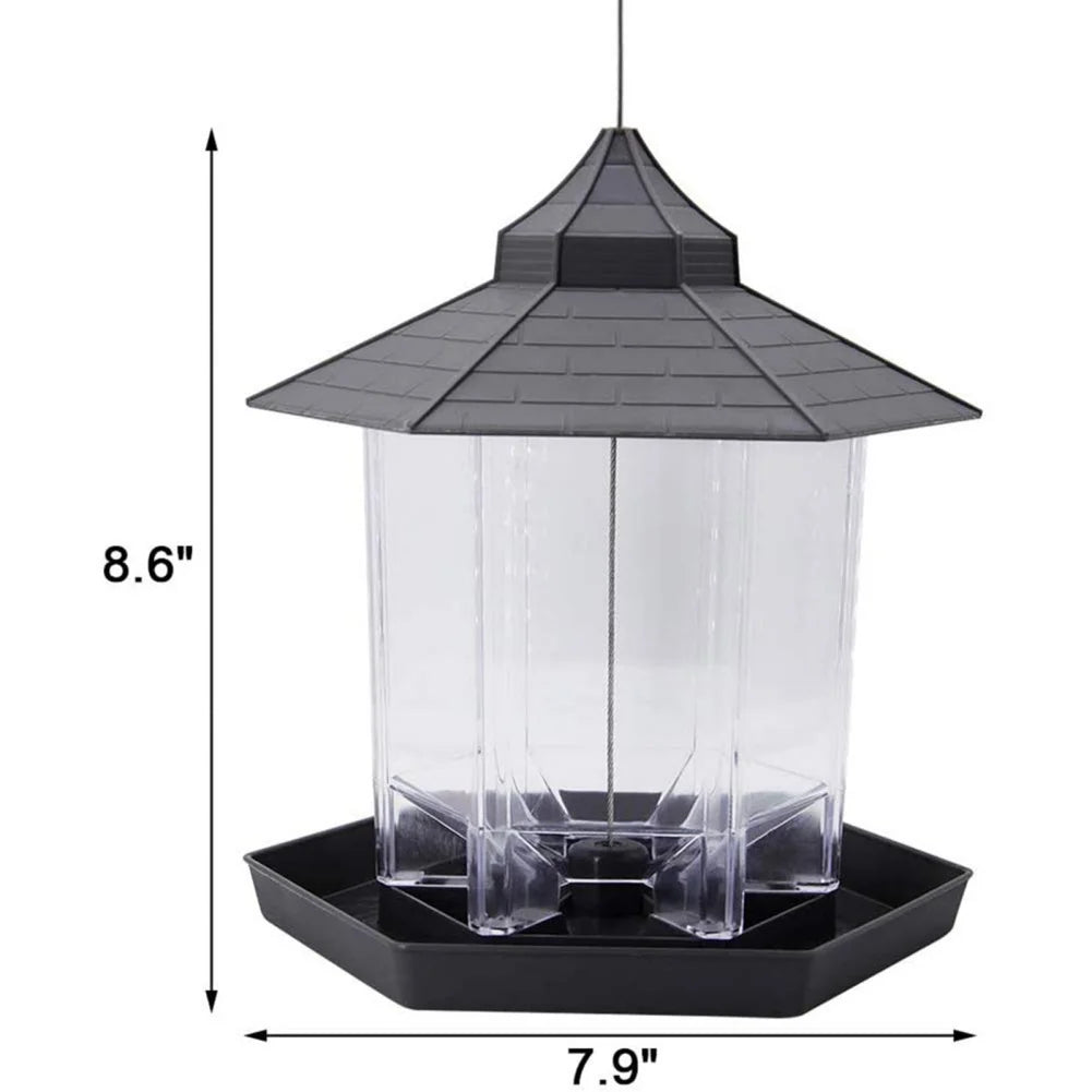 Wild Bird Feeders for Outside Rust Proof Hanging Feeders Squirrel Proof.