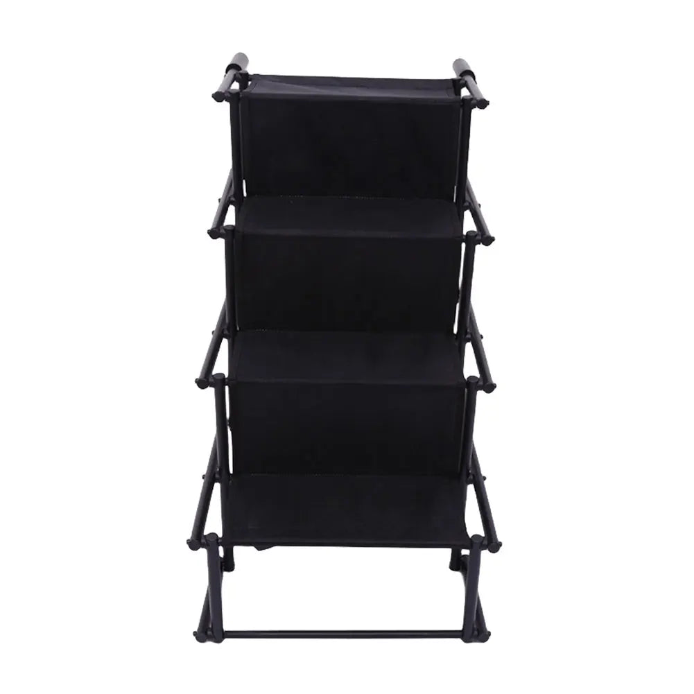 4 Steps Pet Ramp Foldable Dog Pet Ramp with Nonslip Surface Pet Ladder.