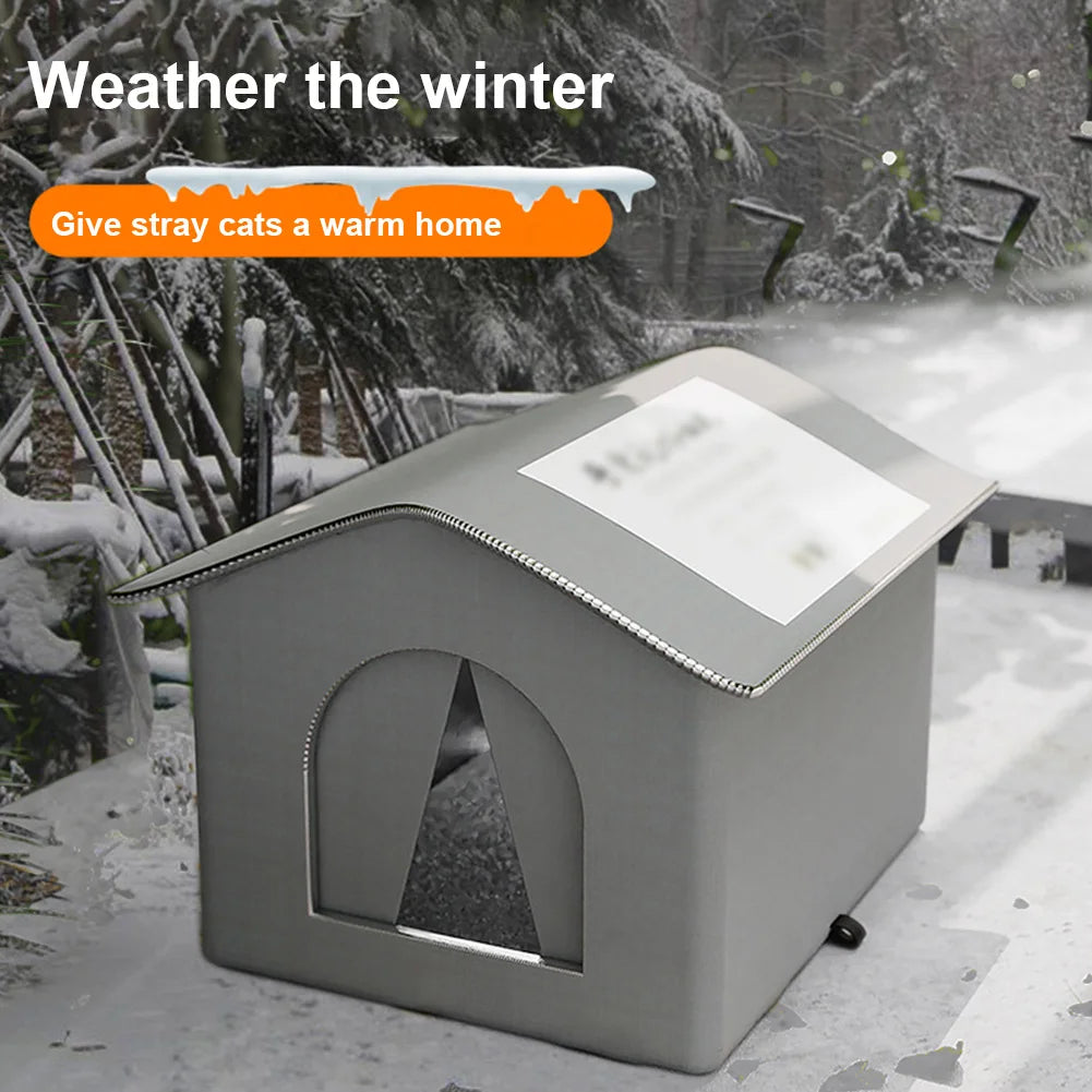 Waterproof Winter Warm Cat House.