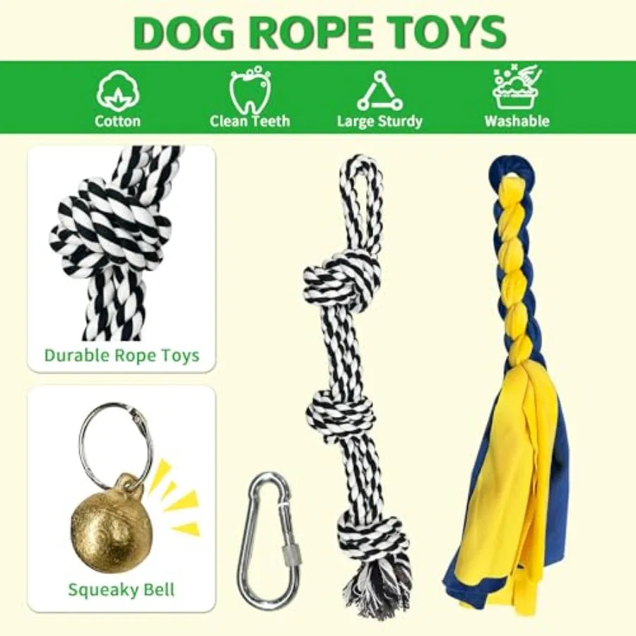 Tether Tug Outdoor Dog Toy Interactive Exercise Game.