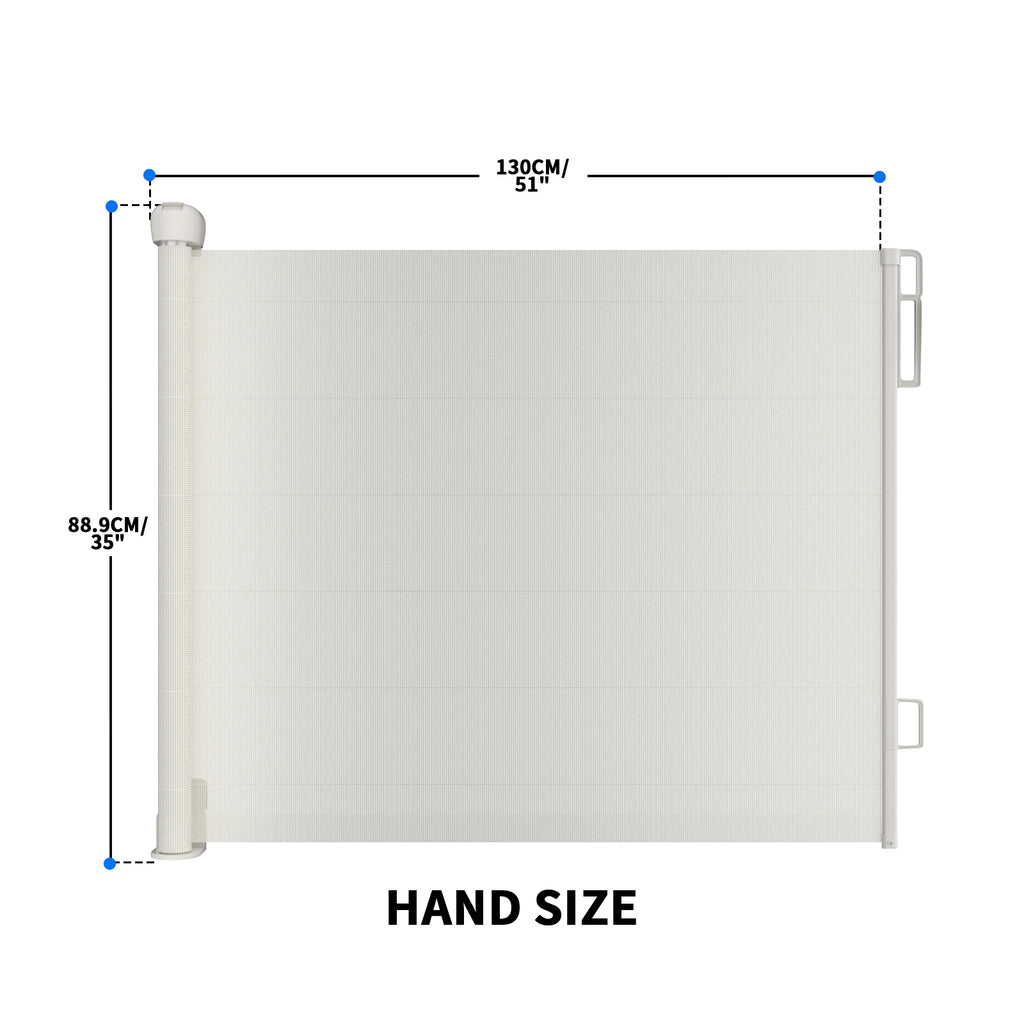 Extra Wide Kids Pets Gate Retractable Dog Gate.