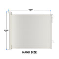 Extra Wide Kids Pets Gate Retractable Dog Gate.