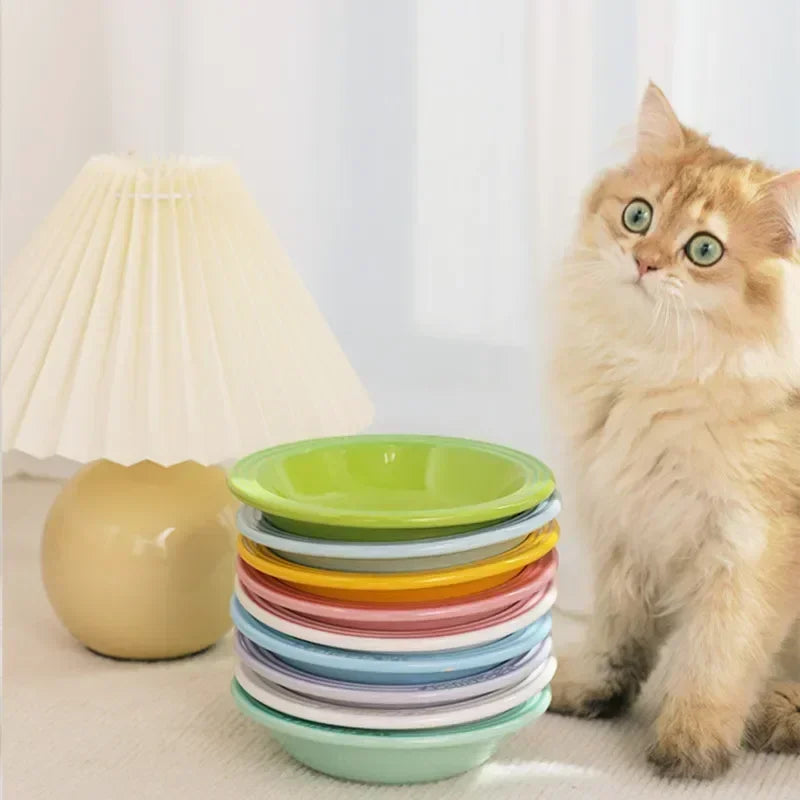 Extra Wide Raised Cats Food Bowl,Elevated Pets Bowls.