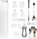 Dog Trimmer for Paws – 14 in 1 Cordless Dog Grooming Kit with Quiet Nail Grinder & Hair Clippers